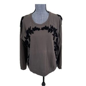 Lucky Brand Embroidered Women's Sweatshirt Top